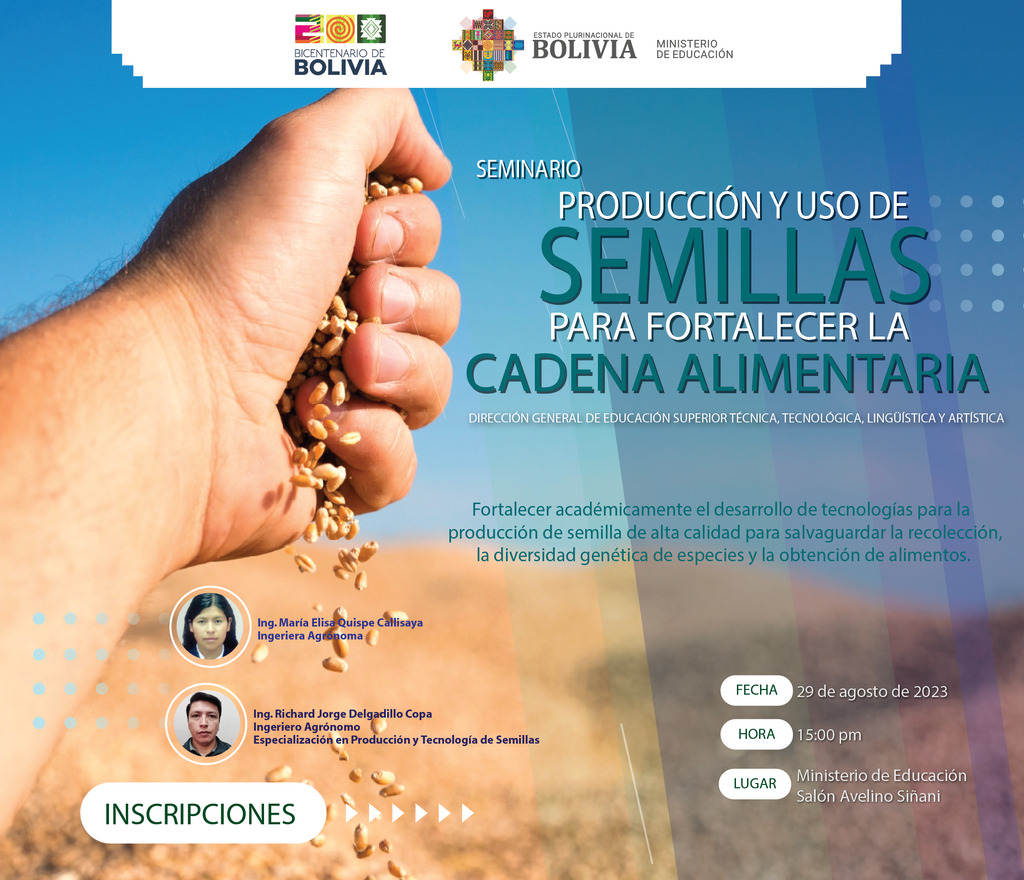 Seminario Producci N Y Uso De Semillas Para Fortalecer La Cadena